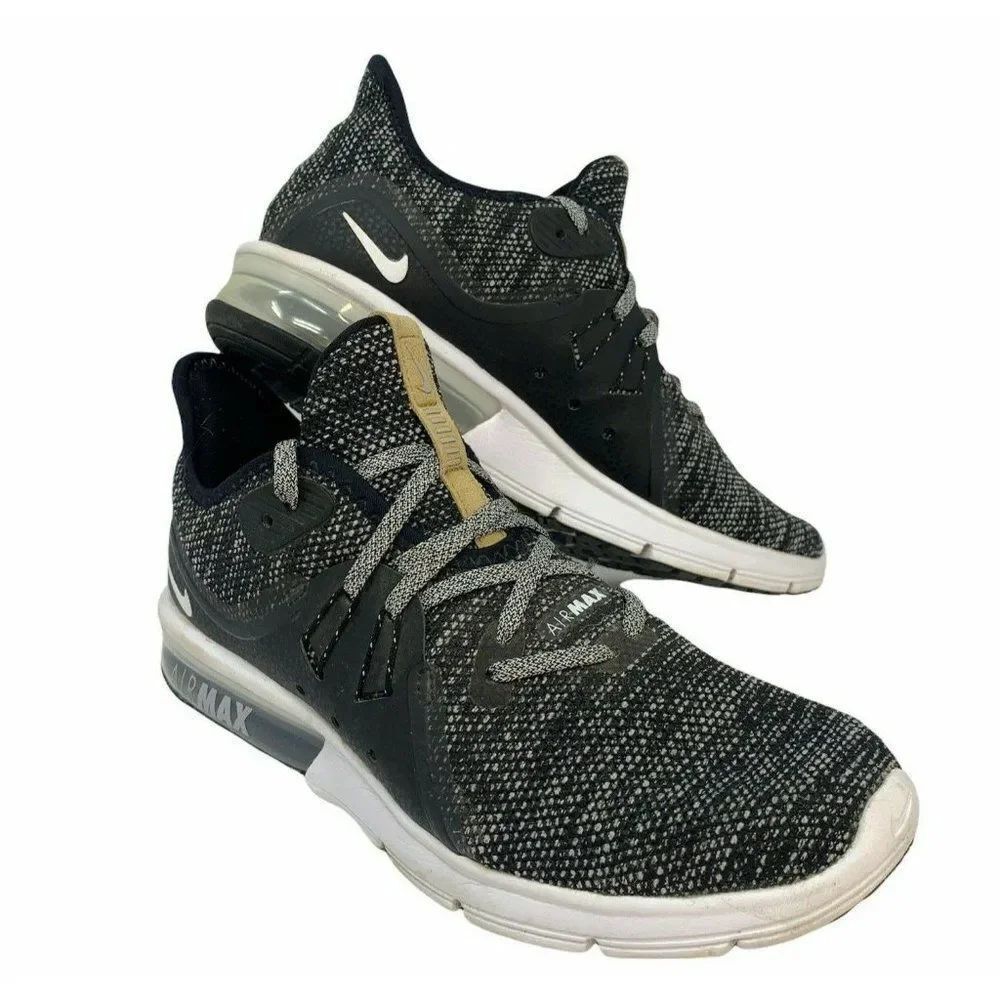 Nike Women's Air Max Sequent Running Shoes Black
